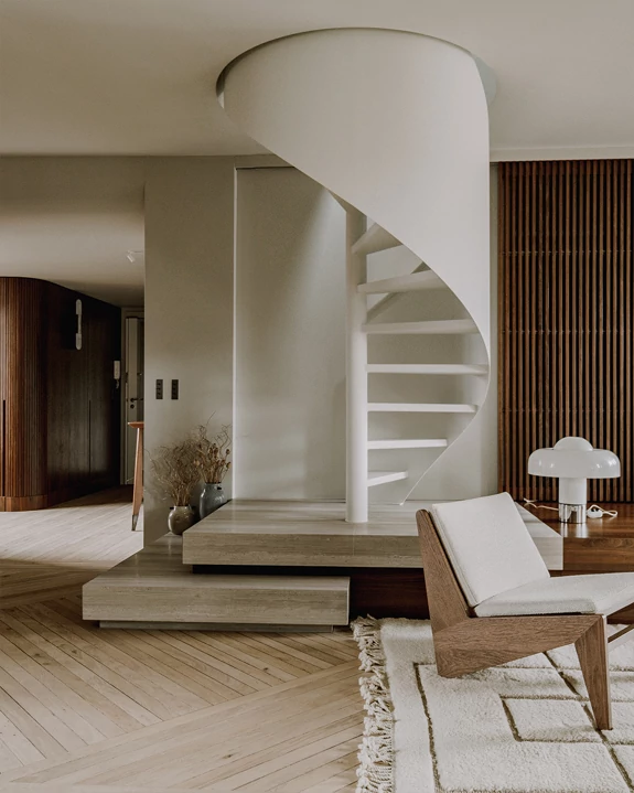 The staircase, an element in its own right